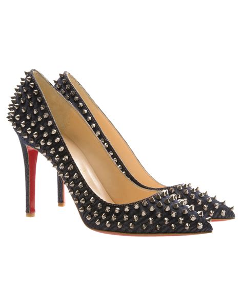 christian louboutin denim heels.